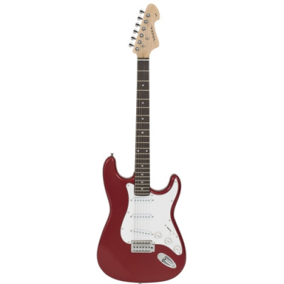 Guitarra Vogga Stratocaster Solidwood Vcg601 Mr Vermelha