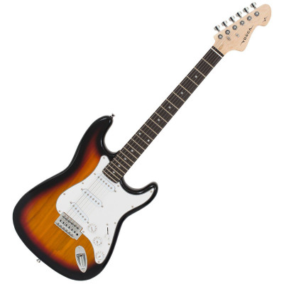 Guitarra Vogga Stratocaster Solidwood Vcg601 Sb Sunburst