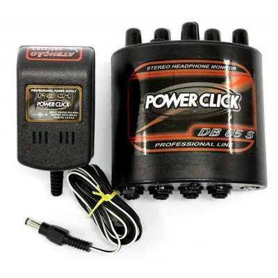 Amplificador Para Fone De Ouvido Power Click Db 05 Stereo C/ Fonte