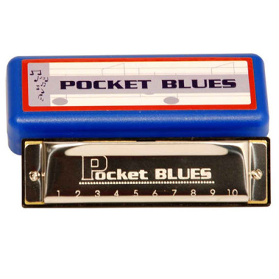 Gaita Dolphin Pocket Blues C (Dó) 20 Vozes 