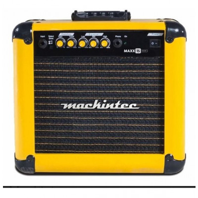 Amplificador Guitarra Mackintec Amarelo Maxx 15 15w 6" 