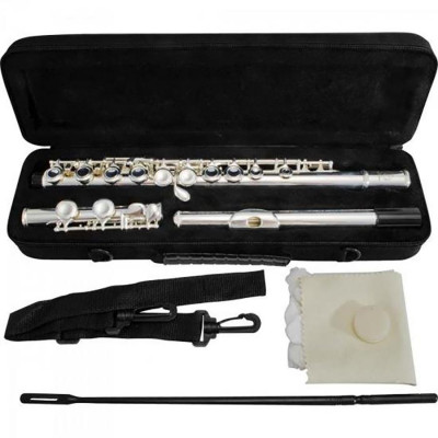 Flauta Transversal Harmonics Hfl-6238s Prata