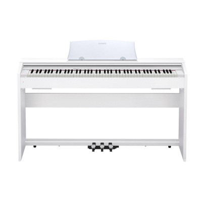 Piano Digital Casio Privia Px770 We Branco Com Estante Pedal E Fonte