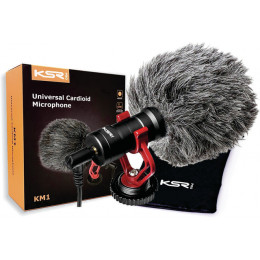 Microfone P/camera e Celular Ksr Pro Km1 Cardiode