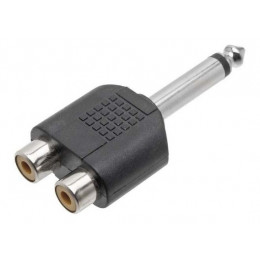 Plug Adaptador Plastico 2 Rca/P10 Mxt 64.1.245