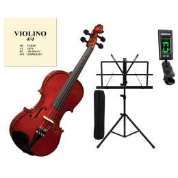 Violino Eagle Ve144 Profissional Rajado Completo 4/4 + Afinador E Suporte Partitura + Mauro Brinde