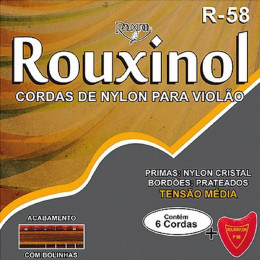 Encordoamento Violão Nylon Rouxinol R58 Tm Com Bolinha