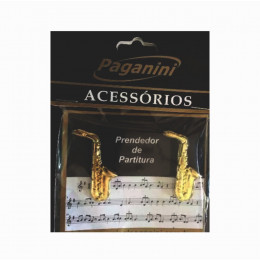 Prendedor De Partitura Clipets Paganini Saxofone Ppt085