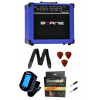 Amplificador Guitarra Borne Strike G30 Azul + Acessorios Brinde - 1