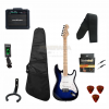 Guitarra Vogga Strato Vcg601 Azul Sb + Capa Luxo + Amplificador Mackintec E Acessorios Brinde - 1