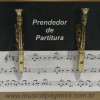 Prendedor De Partitura Clipets Paganini Flauta Ppt090 - 1