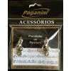 Prendedor De Partitura Clipets Prata Paganini Ppt075 - 1